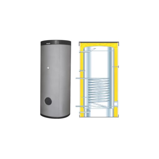 Centrometal TB 300 INOX indirekt HMV tároló 1 hőcserélővel (300 liter)