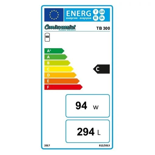 Centrometal TB 300 INOX indirekt HMV tároló 1 hőcserélővel (300 liter)