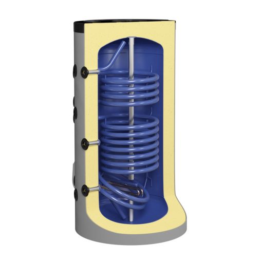 ELDOM Green Line S2 150 álló indirekt HMV tartály (150 liter / 2 hőcserélő / 3 kW elektromos fűtőbetét)