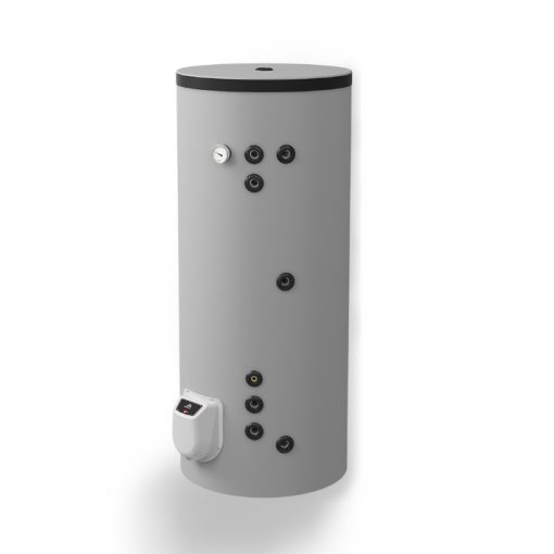ELDOM Green Line S21 300 álló indirekt HMV tartály (300 liter / 2 párhuzamos hőcserélő / 9 kW elektromos fűtőbetét)