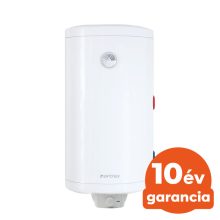 WENTOREX WHITE IHWde 100 S1 (WHR) INOX függőleges fali indirekt HMV tartály INOX hőcserélővel száraz fűtőbetéttel (2 kw - jobbos)