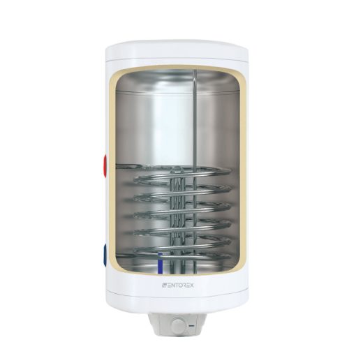 WENTOREX WHITE IHWde 120 S1 (WHL) INOX függőleges fali indirekt HMV tartály INOX hőcserélővel száraz fűtőbetéttel (2 kw - balos)