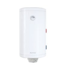 WENTOREX WHITE IHWde 120 S1 (WHR) INOX függőleges fali indirekt HMV tartály INOX hőcserélővel száraz fűtőbetéttel (2 kw - jobbos)