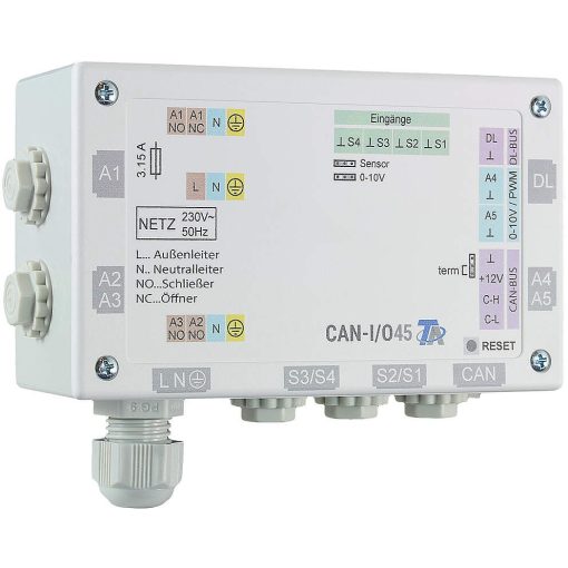 CAN-I-O45 - CAN szabadon programozható szabályozó és vezérlő