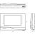 CAN-MTx2-WT - 4.3" érintőkijelző monitor FEHÉR