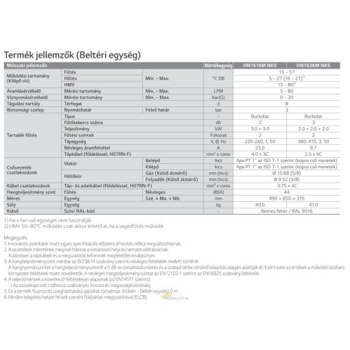 LG 16kW - HUN1636MA Therma V Split hőszivattyú (16 kW; 3 fázis, R410a)