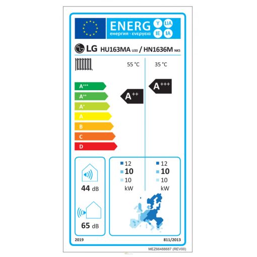 LG 16kW - HUN1636MA Therma V Split hőszivattyú (16 kW; 3 fázis, R410a)
