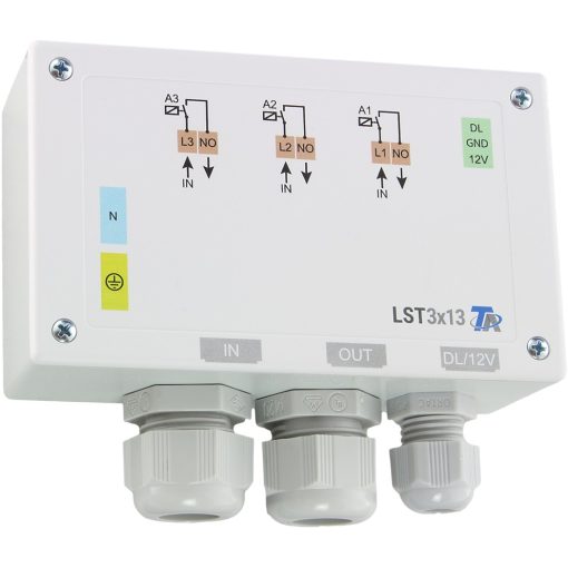 LST3x13-DL Teljesítmény vezérlő 3x13A DL-BUS (3x3000W) (BE-KI)