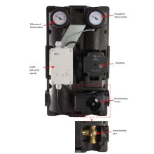 PMG1 - Wireless szivattyúblokk (keverőszeleppel + GRUNFOSS szivattyúval + CORA Wireless vezeték nélküli rendszerrel)