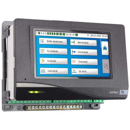 UVR16x2S-DC szabadon programozható szabályozó és vezérlő