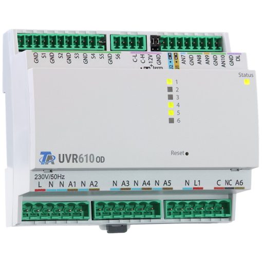 UVR610S-OD  szabadon programozható szabályozó és vezérlő